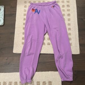 Aviator Nation Purple Joggers
